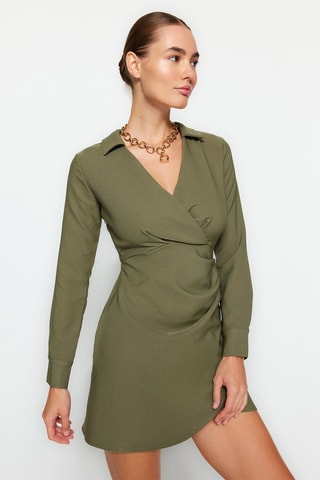 Abito a portafoglio Kaki - Verde