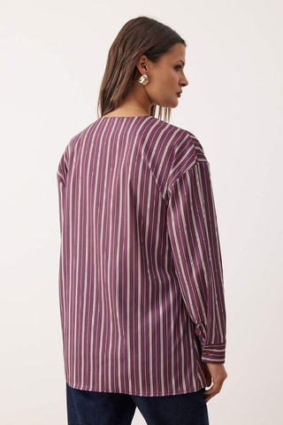 Camicia - Bianco e viola