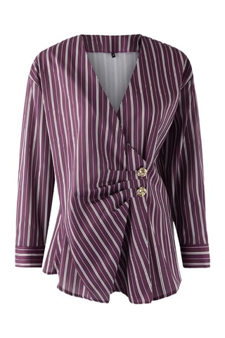 Camicia - Bianco e viola