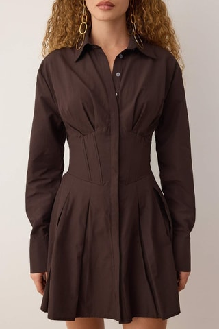 Abito a camicia - Marrone