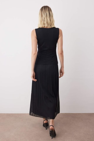 Abito effetto trompe - Nero