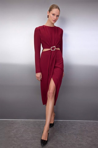Abito midi - Bordeaux