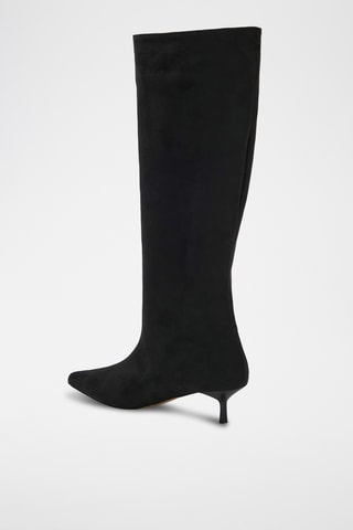 Stivali in pelle scamosciata - Nero