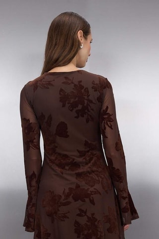 Abito taglio dritto - Marrone