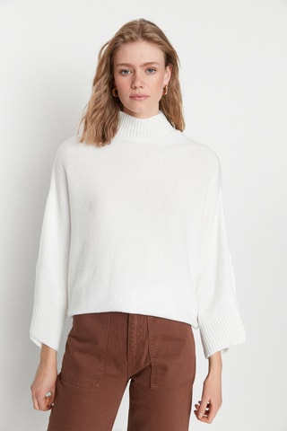 Maglia oversize - Bianco