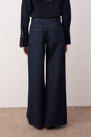 Jean wide legs - Bleu