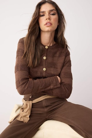 Cardigan - Marrone