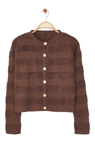 Cardigan - Marrone