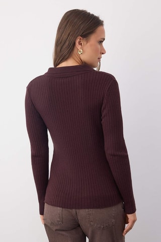 Maglia scuro - Marrone