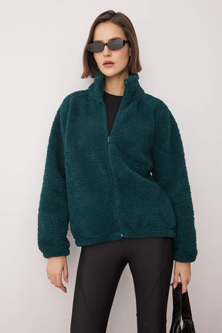 Felpa oversize - Petrolio