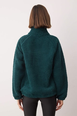 Felpa oversize - Petrolio