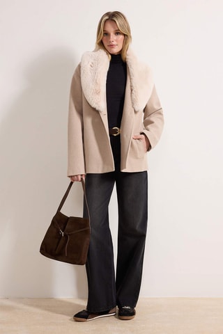 Cappotto regular - Ecrù