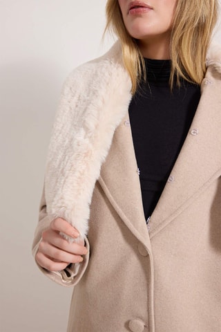 Cappotto regular - Ecrù