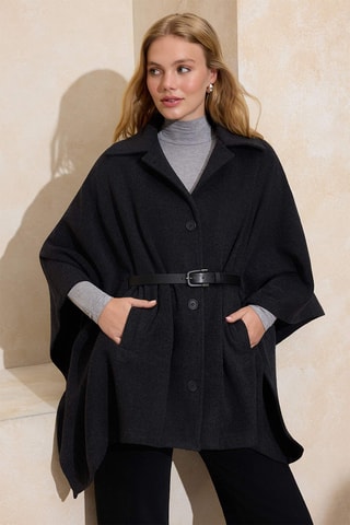 Cappotto oversize - Antracite