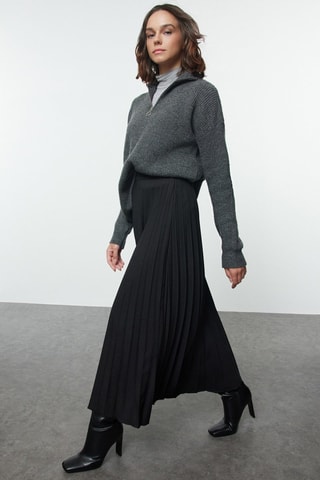 Gonna plissé - Nero