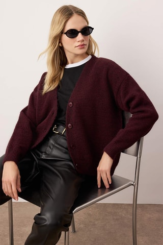 Cardigan - Bordeaux