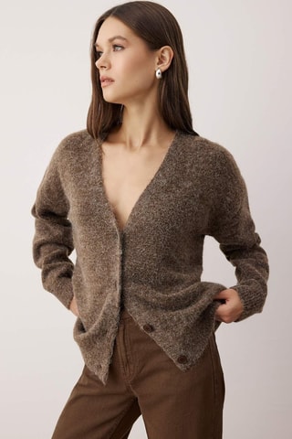 Cardigan - Marrone