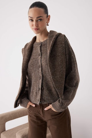 Cardigan oversize - Grigio