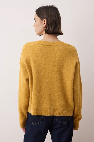 Cardigan oversize - Senape
