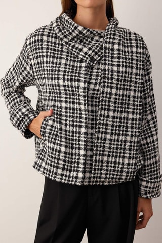 Cappotto regular e bianco - Bianco e nero