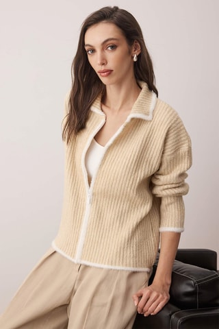 Cardigan - Taupe