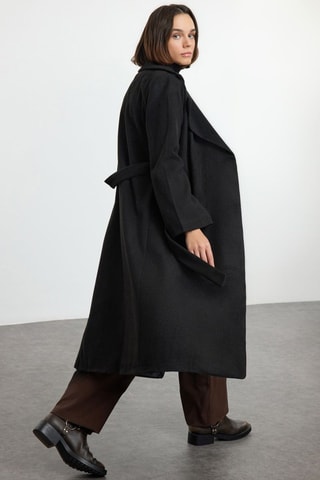 Cappotto regular - Nero