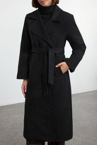 Cappotto regular - Nero
