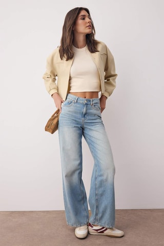 Jean wide legs - Bleu