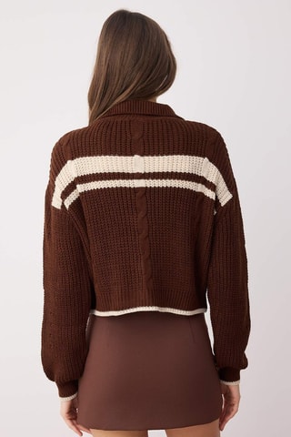 Cardigan - Marrone