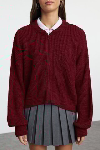 Cardigan - Bordeaux