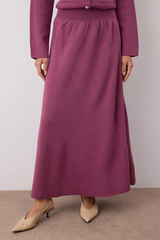 Cardigan e gonna - Bordeaux