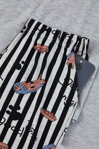 Pigiama - Nero, marrone e grigio