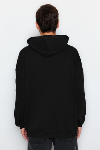 Felpa oversize - Nero