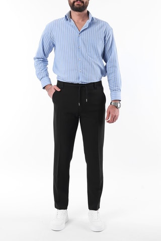 Pantaloni cigarette - Nero