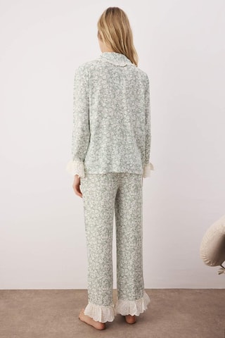 Pigiama - Bianco e verde