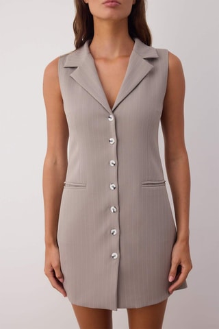 Abito a camicia - Grigio