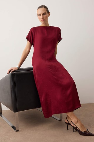 Abito midi - Bordeaux