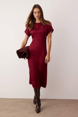 Abito midi - Bordeaux