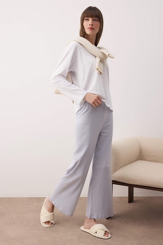 2 pantaloni pigiama - Blu e rosa