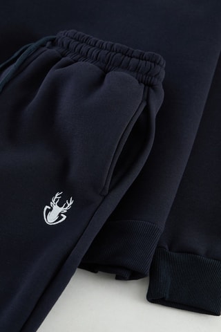 Felpa e pantaloni sportivi - Bianco e blu