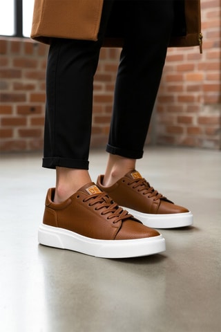 Sneakers - Bianco e marrone