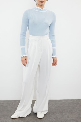 Pull - Blanc et bleu