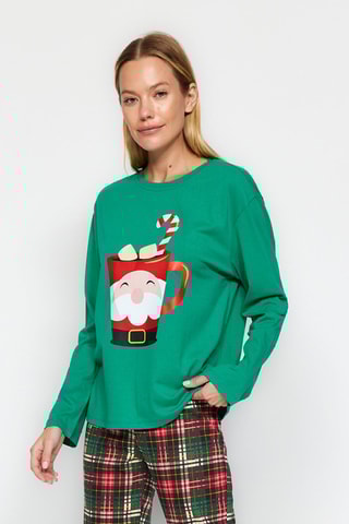 Pigiama - Bianco, rosso e verde