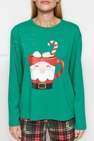 Pigiama - Bianco, rosso e verde