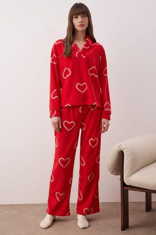 Pigiama - Bianco e rosso