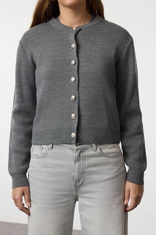 Cardigan e top - Grigio