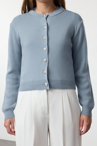 Cardigan e top - Blu