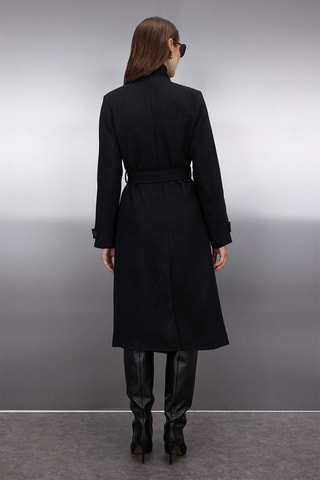 Cappotto regular - Nero