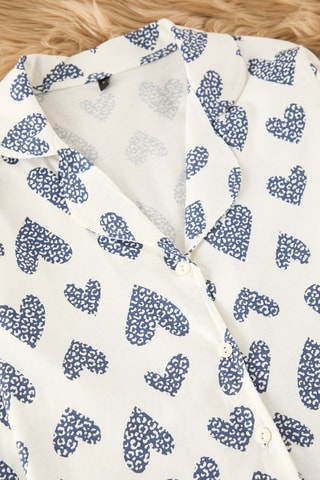 Pigiama - Bianco e blu