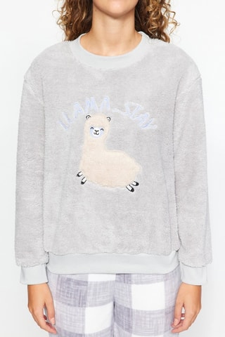 Pigiama - Bianco, nero e grigio